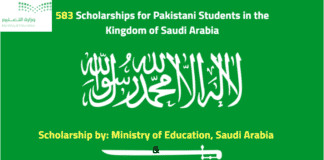 583 Scholarships for Pakistani Students in the Kingdom of Saudi Arabia