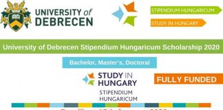 University of Debrecen Stipendium Hungaricum Scholarship