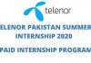 Telenor Pakistan Summer Internship