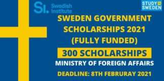 Sweden Government Scholarship