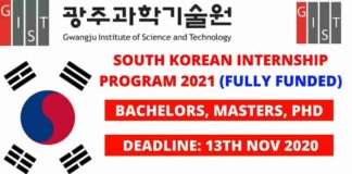 South Korea Internship