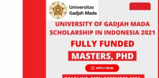 University of Gadjah Mada Scholarship