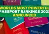 World’s Most Powerful Passports Ranking