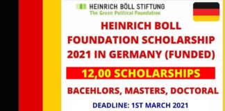 Heinrich Boll Foundation Scholarship