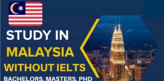 Study in Malaysia Without IELTS
