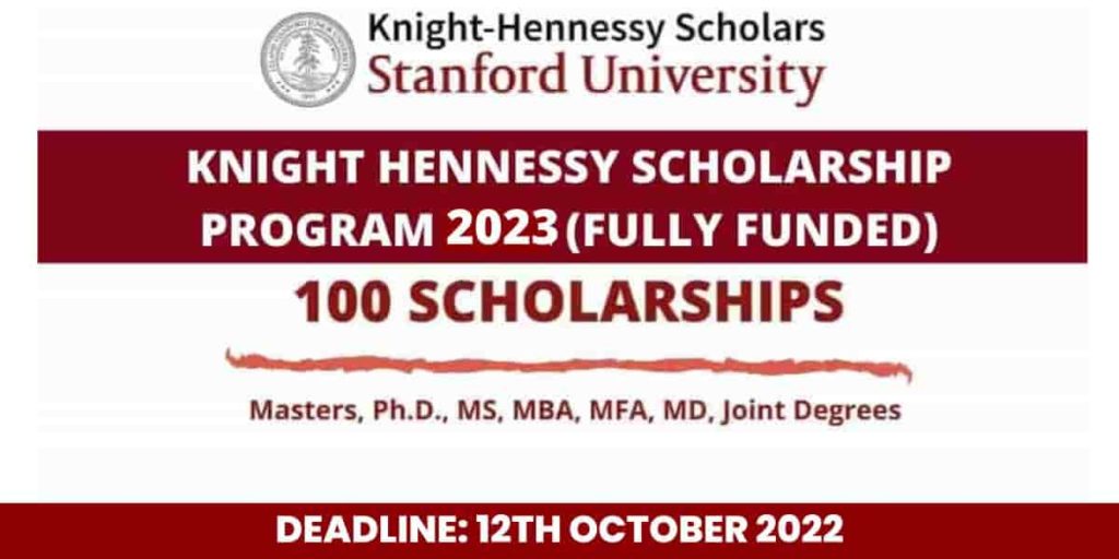 Knight Hennessy Scholarship Program 2023
