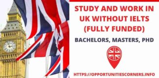 Study and Work in UK Without IELTS 2021