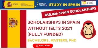 Scholarships in Spain Without IELTS