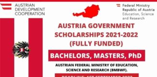 Government of Austria Scholarships 2022