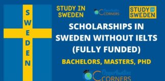 Scholarships in Sweden Without IELTS