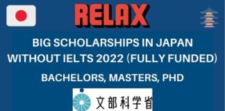 Big Scholarships in Japan Without IELTS