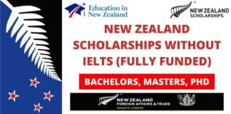 New Zealand Scholarships Without IELTS