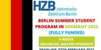 Berlin Summer Student Program in Germany 2022