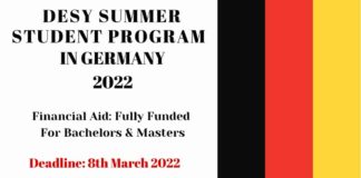 DESY Summer Student Program 2022