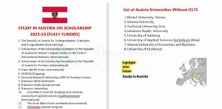 Study in Austria on Scholarship