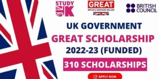 GREAT UK Scholarships