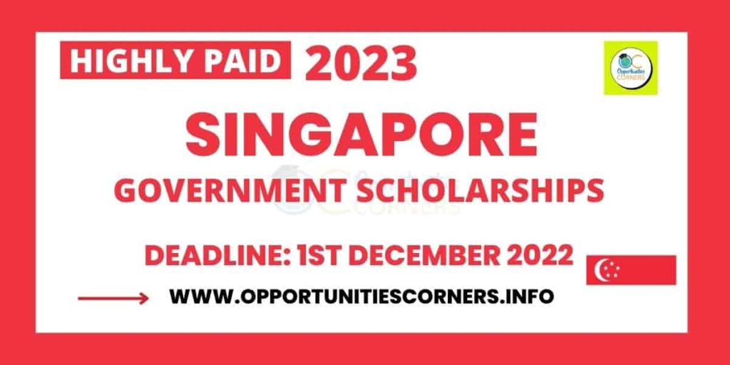 Singapore Government Scholarship 2023