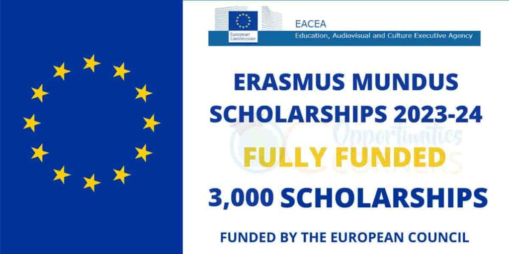 Erasmus Mundus Scholarship 2023-24