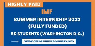 IMF Summer Internship 2022