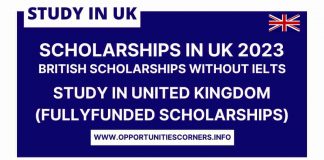 Scholarships in UK 2023