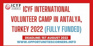 ICYF International Volunteer Camp 2022