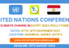 United Nations Climate Change Conference in Egypt in 2022