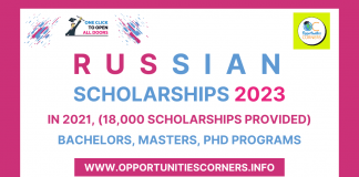 Russia Scholarships 2023