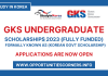 Global Korea GKS Undergraduate Scholarship 2023