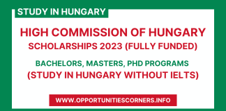 High Commission of Hungary Scholarships 2023