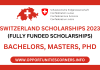 Switzerland Scholarships 2023 | Fully Funded Scholarships