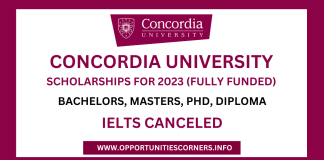 Concordia University Scholarships for 2023