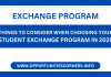 Things to Consider When Choosing Your Student Exchange Program in 2022