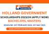 Holland Government Scholarships 2023