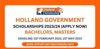 Holland Government Scholarships 2023