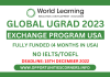 Global UGRAD 2023 Exchange Program by World Learning