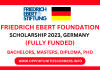 Friedrich Ebert Foundation Scholarship 2023